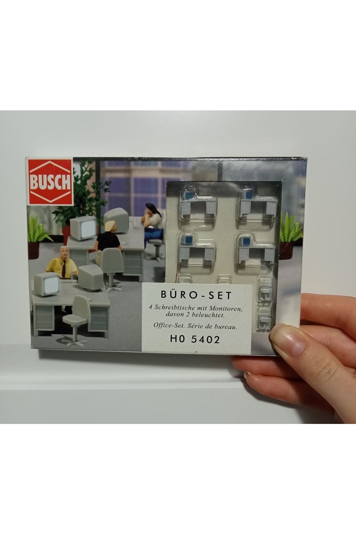 1:87 Ho Büro Işıklı İç detay Seti Maket.