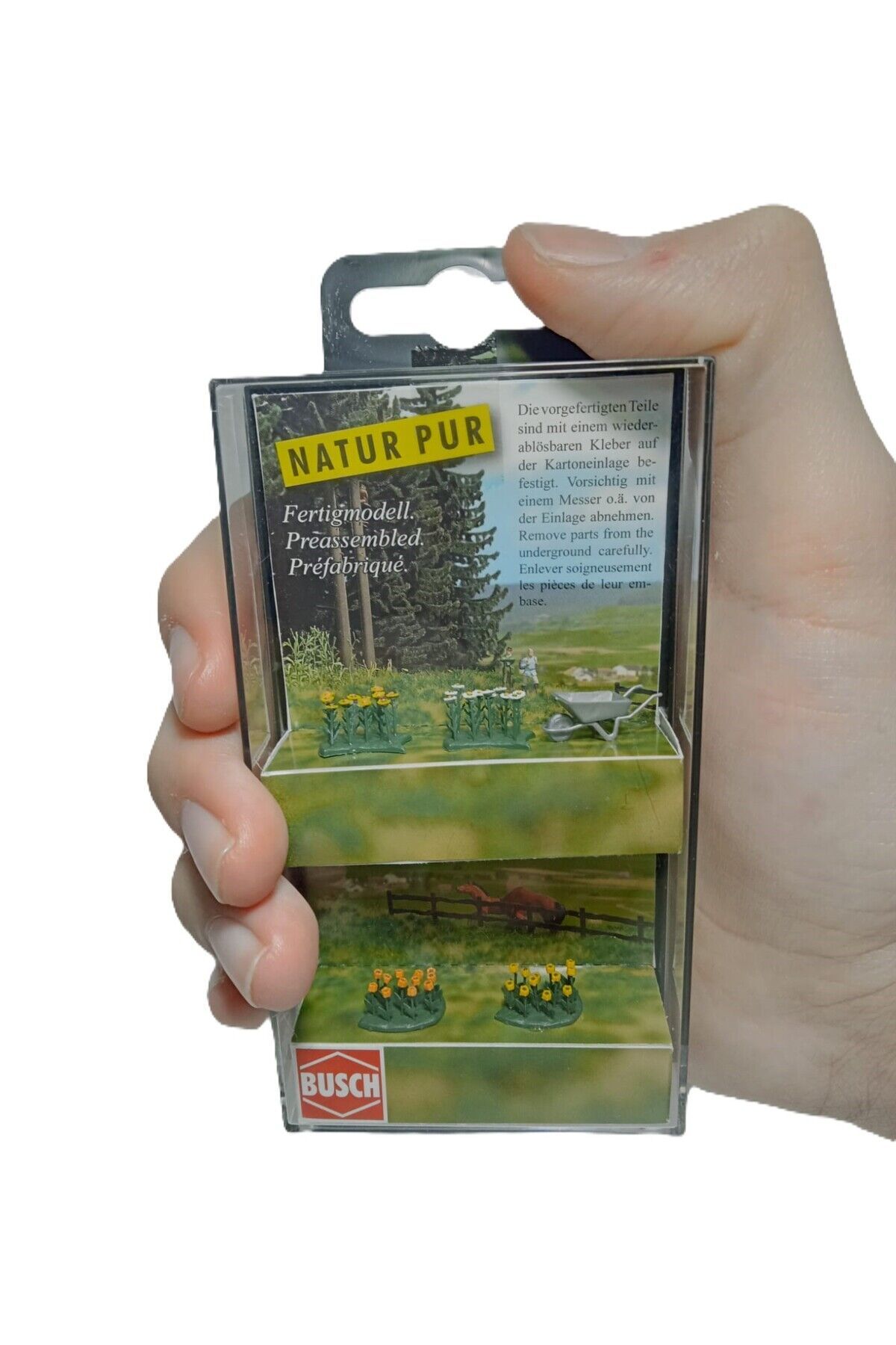 1:87 Ho Lale Ve Papatyalar ( Minyatür Hazır Maket Ürün )