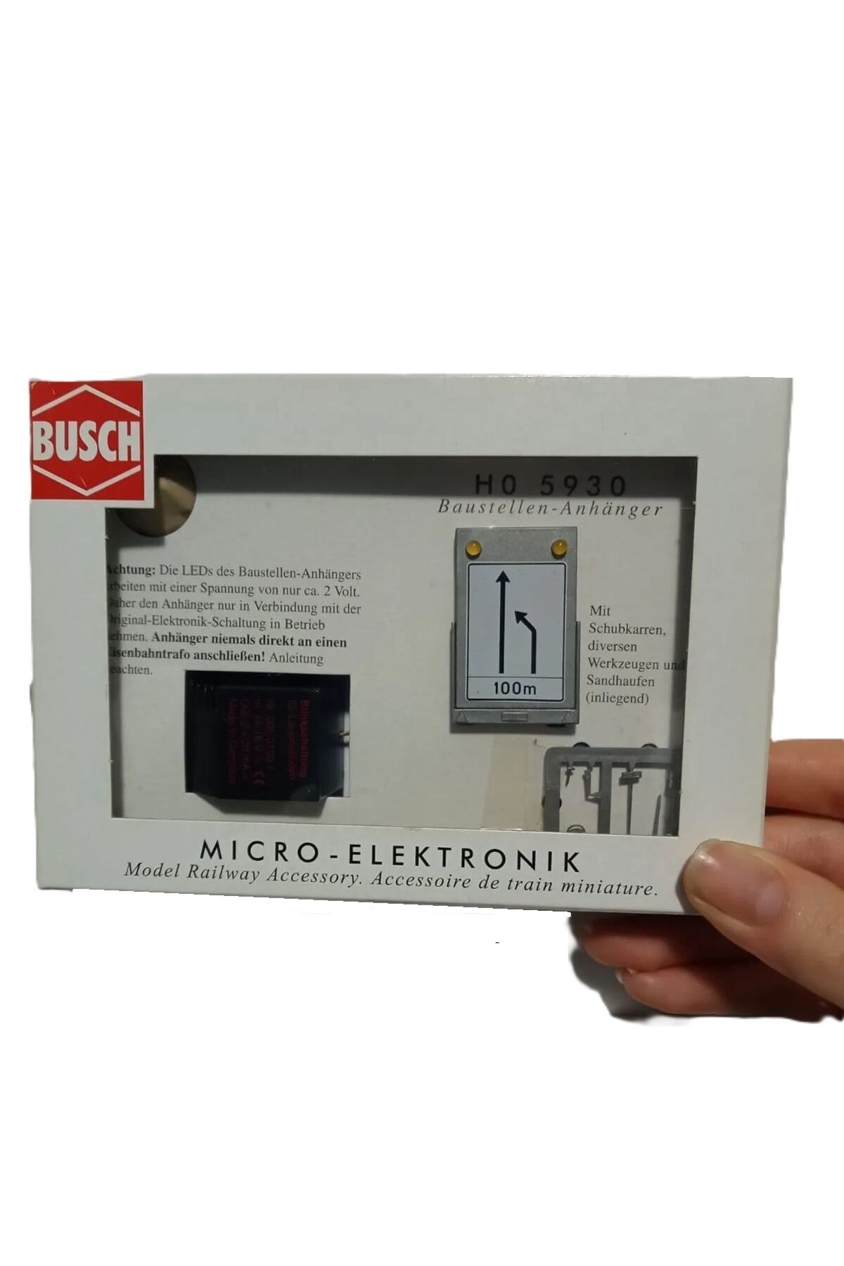 1:87 Ho Micro-elektronik Maket Yol Trafik Uyarı Ikaz Işıkları (minyatür Model )