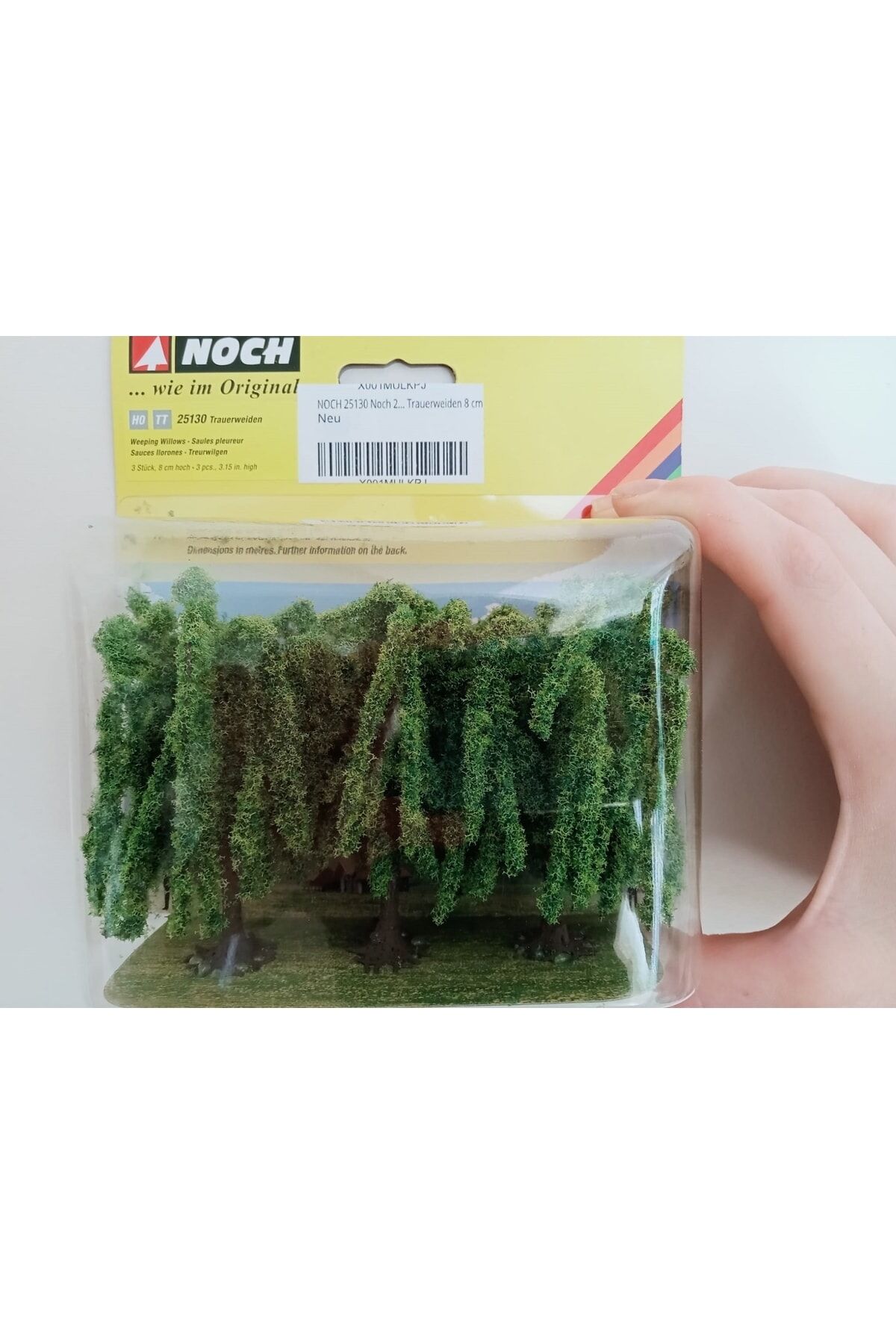 1:87 Ho Söğüt Ağaçları Maket ( 3 Adet ) 8 Cm Yüksekliğinde