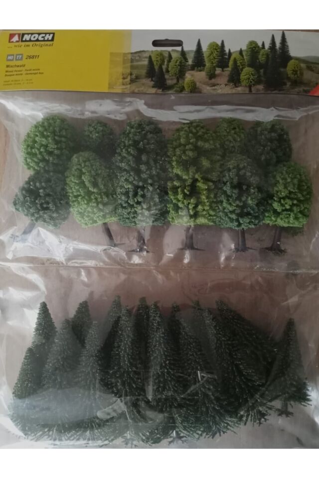 1:87 Ho Maket Orman Ağaçları Seti 25