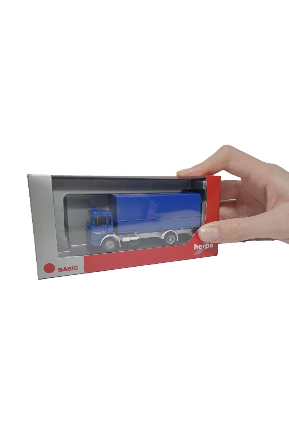 1:87 Ho MAN KAMYON( THW -Federal Teknik Yardım) Minyatür Plastik Model