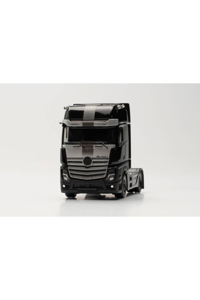 1:87 Ho Mercedes-Benz Actros Gigaspace çekici Siyah (Minyatür Plastik Model )