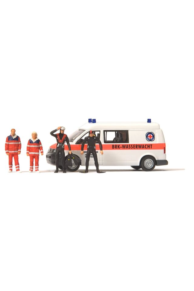1:87 Ho Exclusive Brk Su Altı Arama Kurtarma Ekibi Araçlı Figür Set