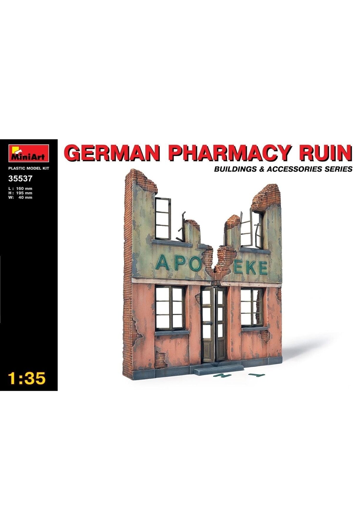 1/35 Ölçek German Pharmacy Ruin