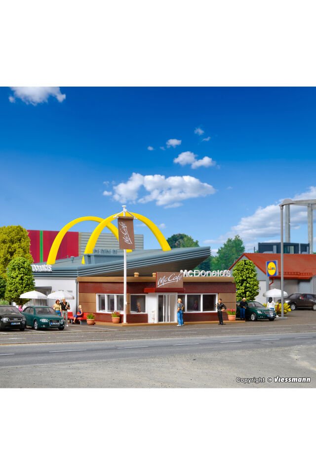 1/87 Ho Mccafe İle Mcdonald's Restoranı Maket