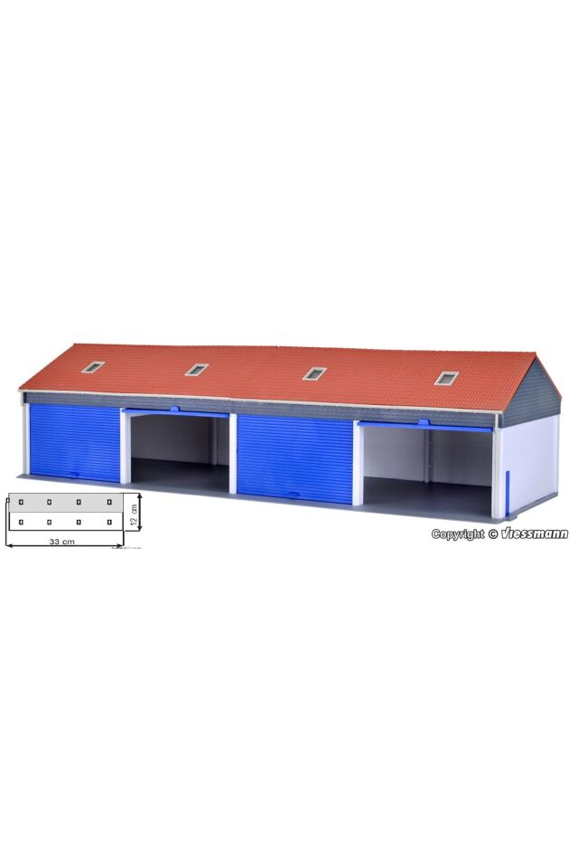 1:87 Ho Büyük Araç garajı Maketi