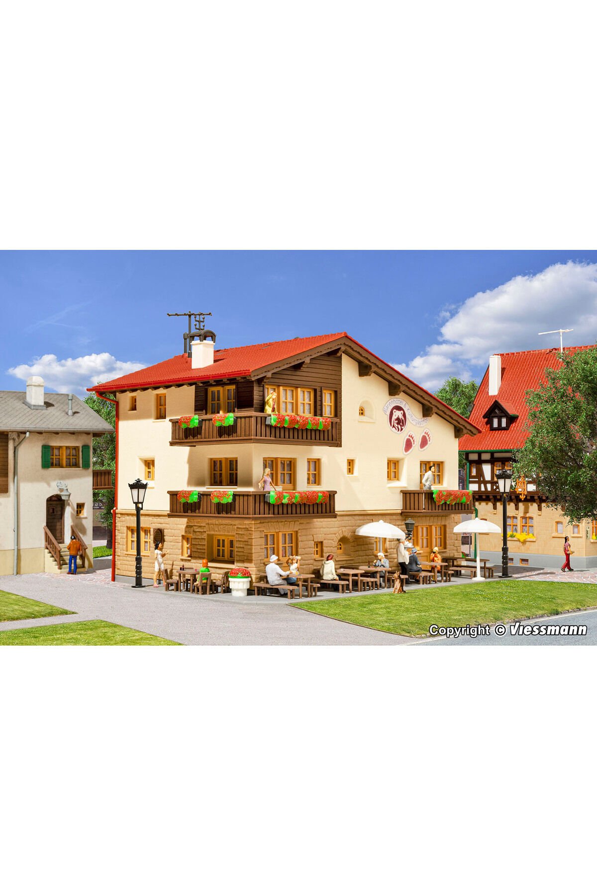 1:87 Ho Hotel Baren Restaurant Maket