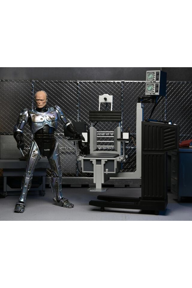 Ultimate Robocop figür sandalyeli Set ( 18 Cm Yüksekliğinde )