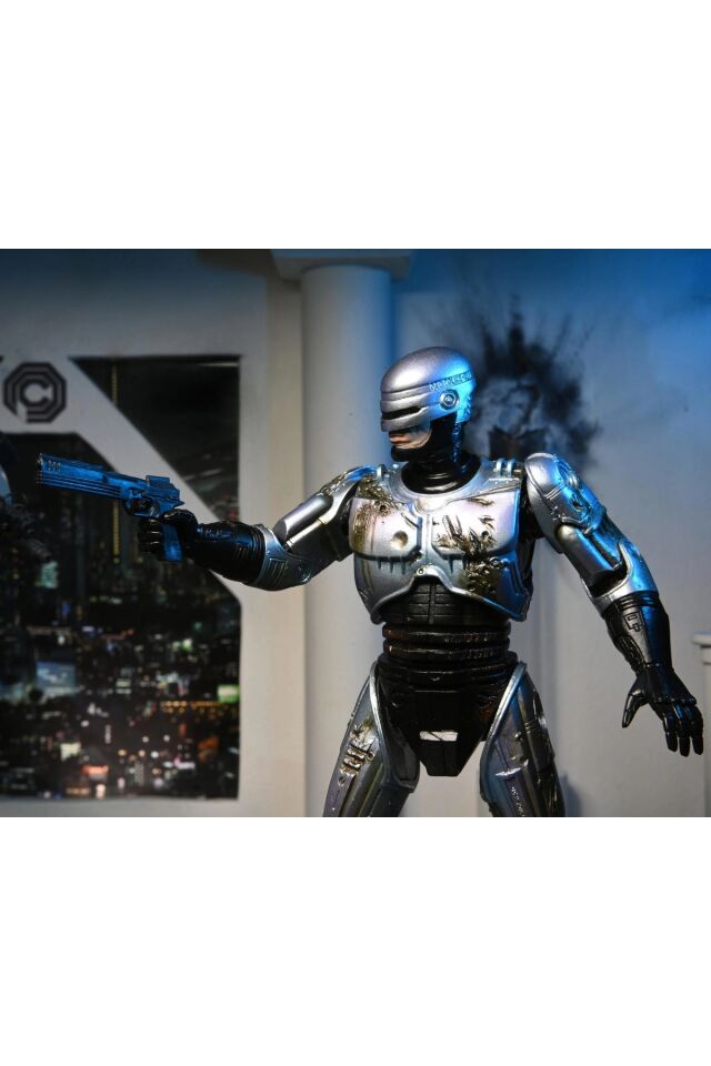 Ultimate Robocop figür sandalyeli Set ( 18 Cm Yüksekliğinde )
