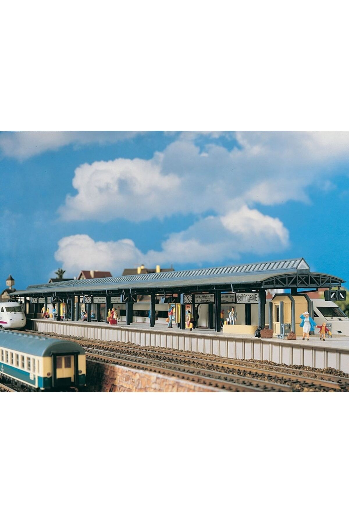 1/87 Ho Hızlı Tren Yolcu Peronu Maketi