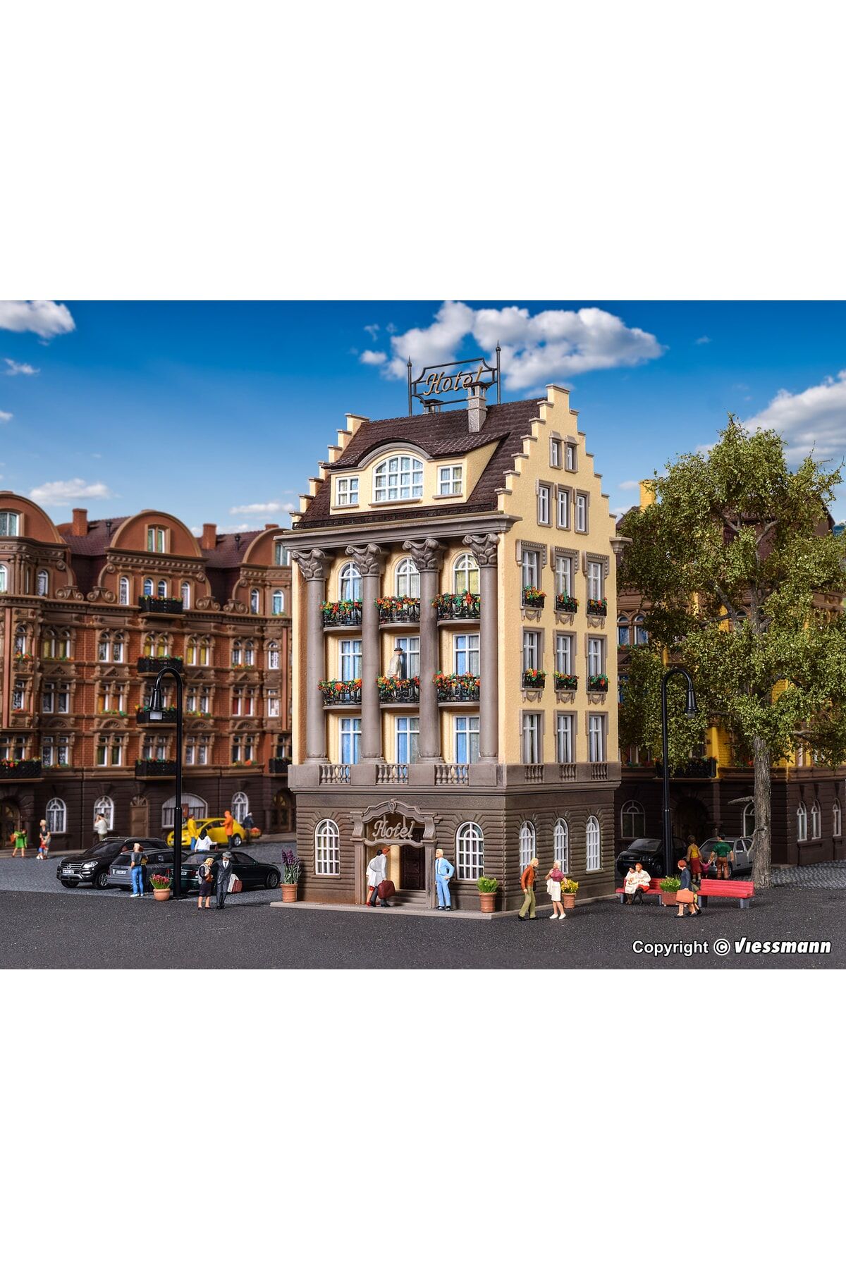 1/87 Ho Romantik Hotel Maket