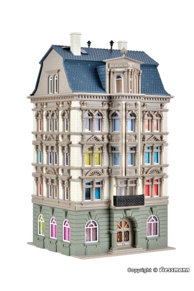 1:87 Ho Park yanındaki şehir evi , 4 katlı bina Maket