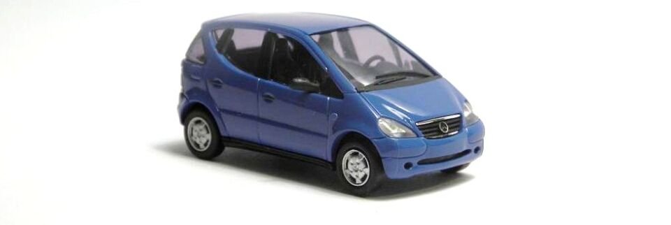 1/87 Ho Mercedes Benz A-klasse-minyatür Model