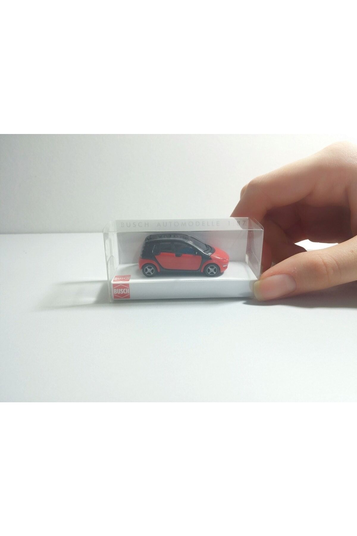 1/87 Ho Smart Forfour Red -minyatür Model