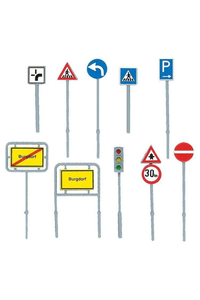1:87 Ho Ölçek Trafik İşaretleri