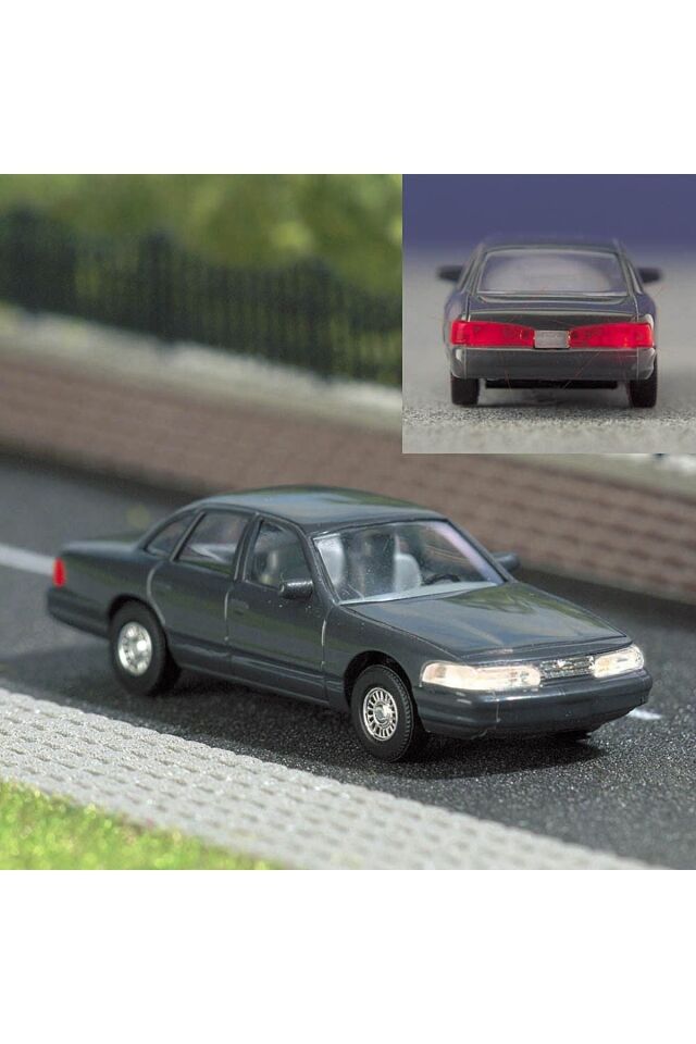 1:87 Ho Ford Crown Victoria Işıklı /minyatür Model
