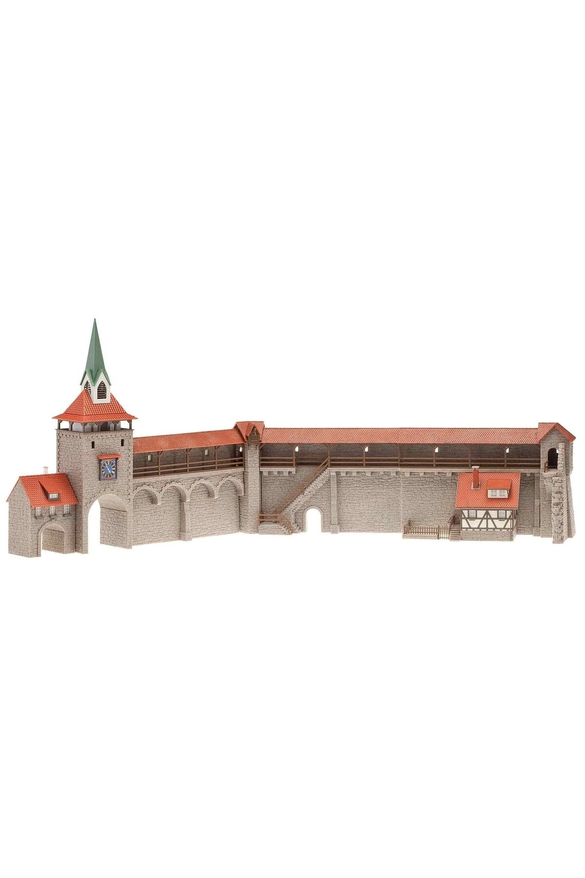 1:87 Ho Ölçek Altstadtmauer Set Eski Şehir kale Duvarı Maketi