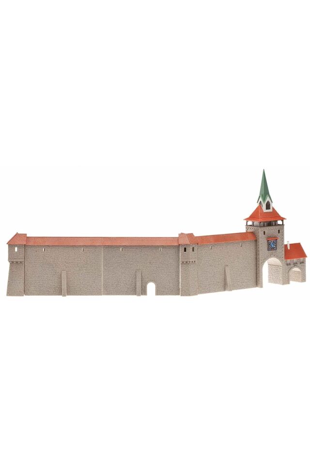 1:87 Ho Ölçek Altstadtmauer Set Eski Şehir kale Duvarı Maketi