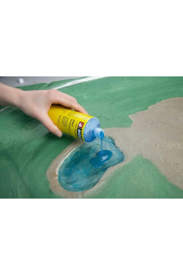 Modellwasser color Maket peyzajda Renkli Su Efekti