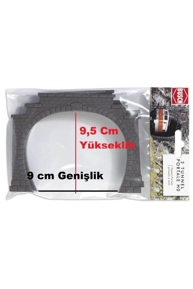 1:87 Ho Maket 2 Hatlı Tünel Girişi ( 2 Adet )
