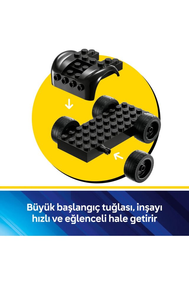 ® DC Batman™: Batman ve Batmobile™, Mr. Freeze™’e Karşı 76301 - 4+ Yaratıcı Oyuncak Yapım Seti (63P)