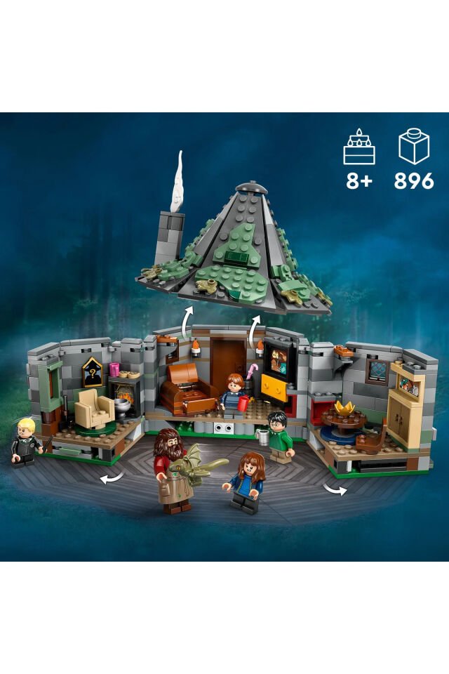 ® Harry Potter™ Hagrid’in Kulübesi: Beklenmedik Bir Ziyaret 76428 - 8+ Oyuncak Yapım Seti (896P)