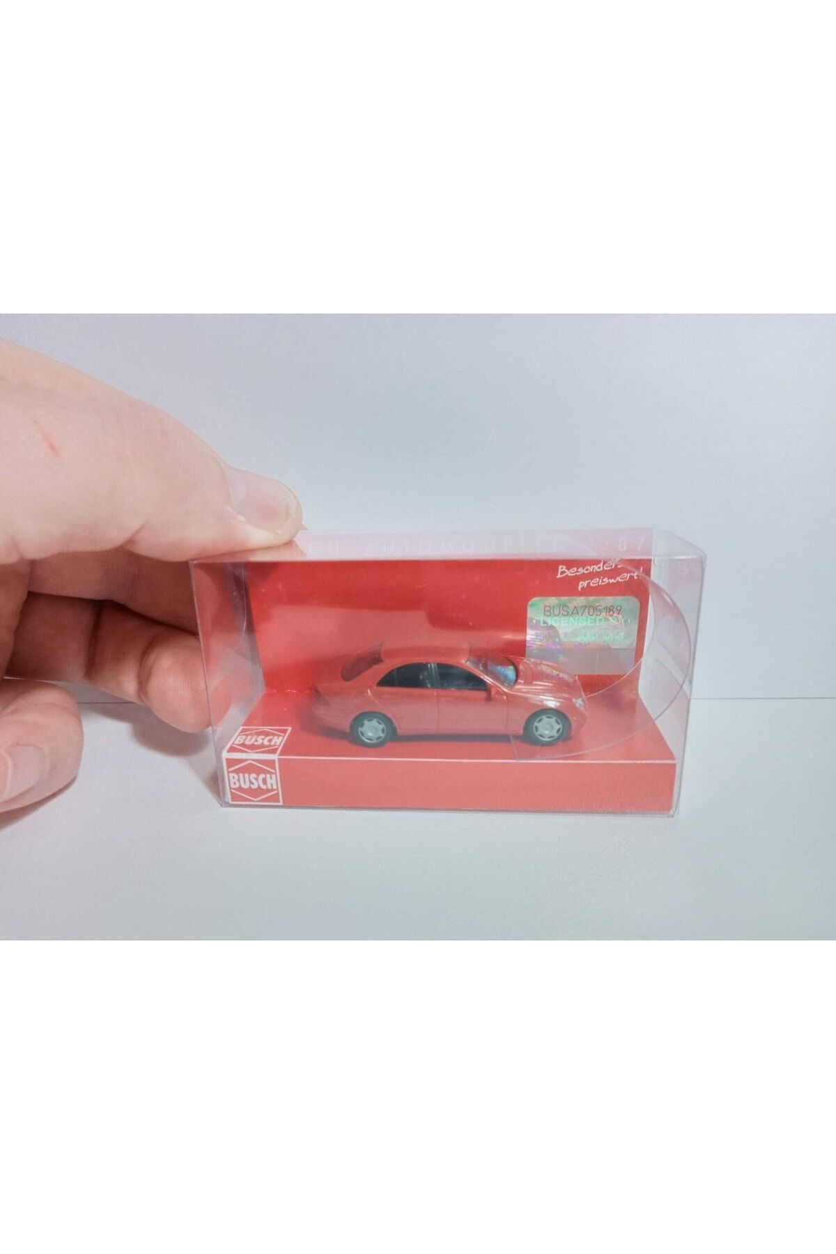 1/87 Ho Mercedes Benz C-klasse Kırmızı Renk / Minyatür Model...!