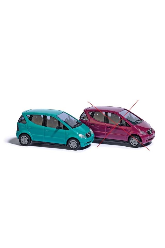 1/87 Ho Mercedes Benz A-klasse / Minyatür Model.