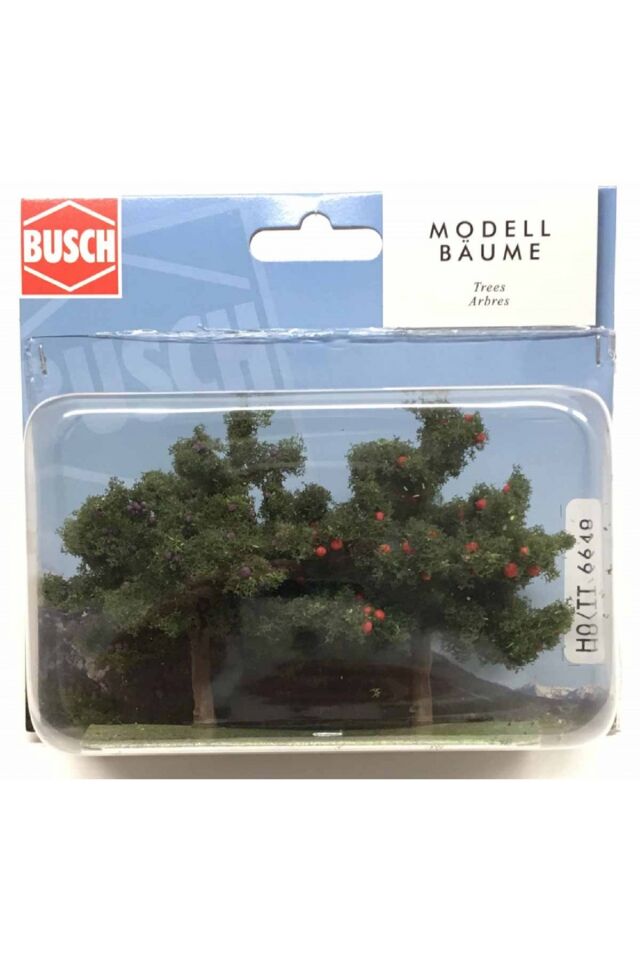 1:87 Ho Maket Elma ve Erik Ağacı 2 Adet ( 7,5 cm Yükseklik)