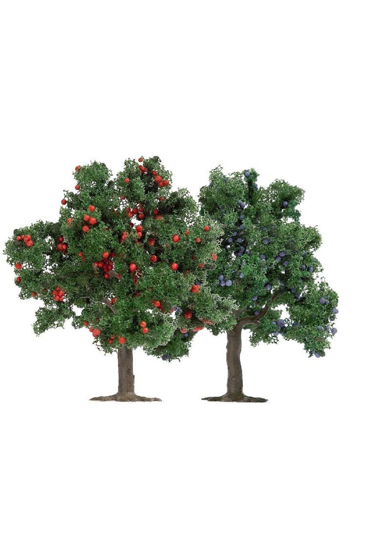 1:87 Ho Maket Elma ve Erik Ağacı 2 Adet ( 7,5 cm Yükseklik)
