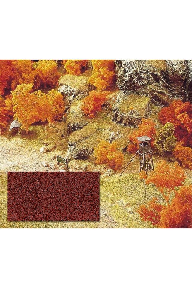 Maket Diorama ,Ağaç ve Çalı yapraklama bitki dokusu Kırmızı-kahverengi / 500 ml.