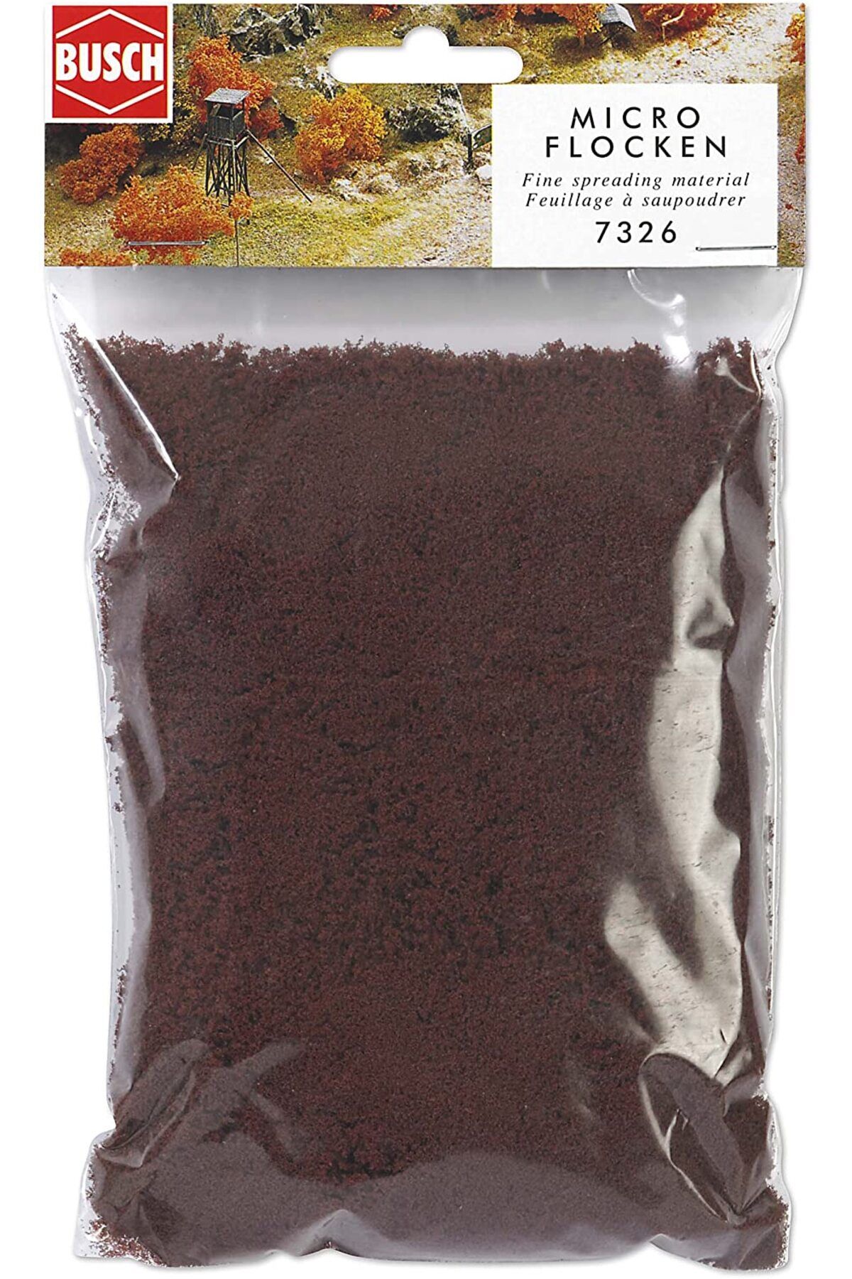 Maket Diorama ,Ağaç ve Çalı yapraklama bitki dokusu Kırmızı-kahverengi / 500 ml.