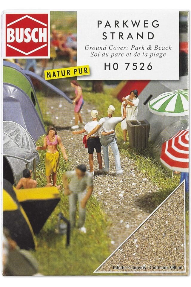 Maket Dioramalar İçin Park yolu ve Plaj Zemin Kumu  (300 ML)