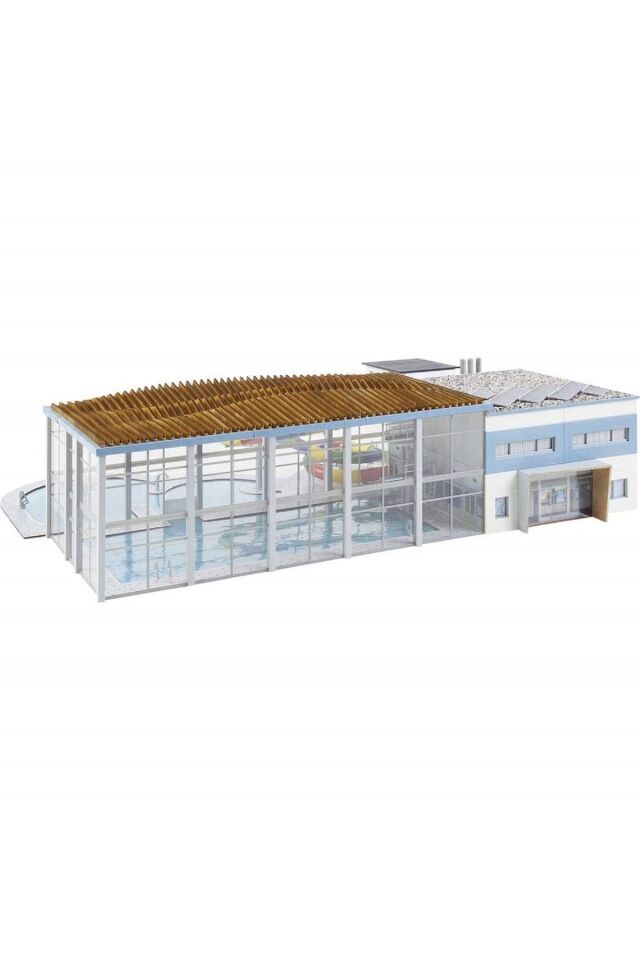 1:87 Ho Kaydıraklı kapalı yüzme havuzu Maket ( limited edition exclusive model )