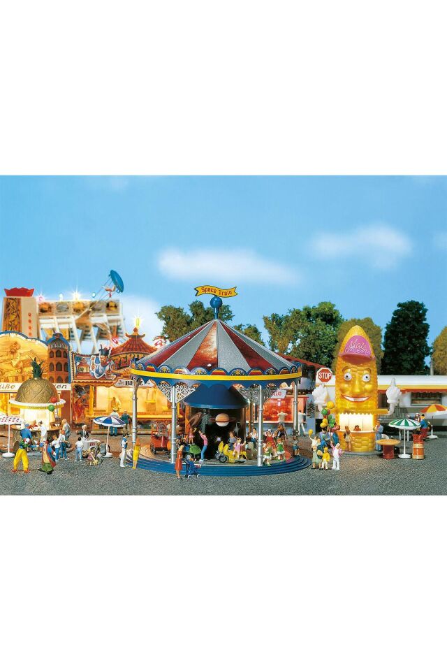 1:87 Ho Çocuk atlıkarıncası Maket ( Motor Dahil )
