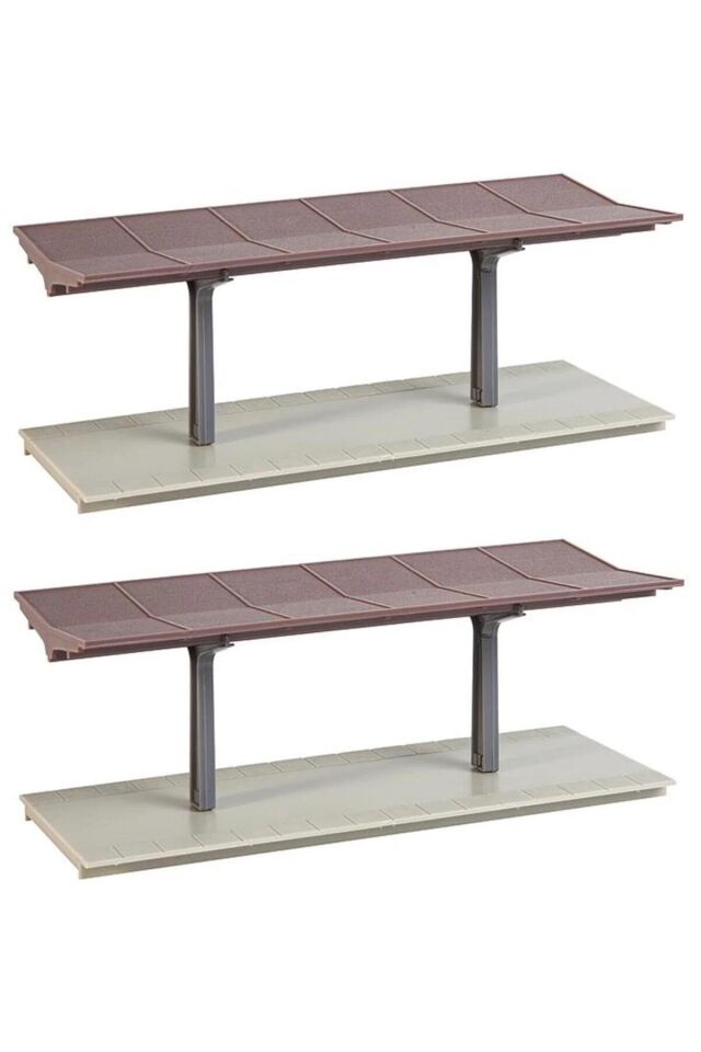 131366 1/87 Bekleme Platformu ( 2 Adet ) Demonte Plastik Maketi