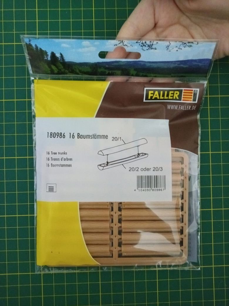1/87 Ho Ölçek, Ağaç Kütükleri  Plastik Maketi