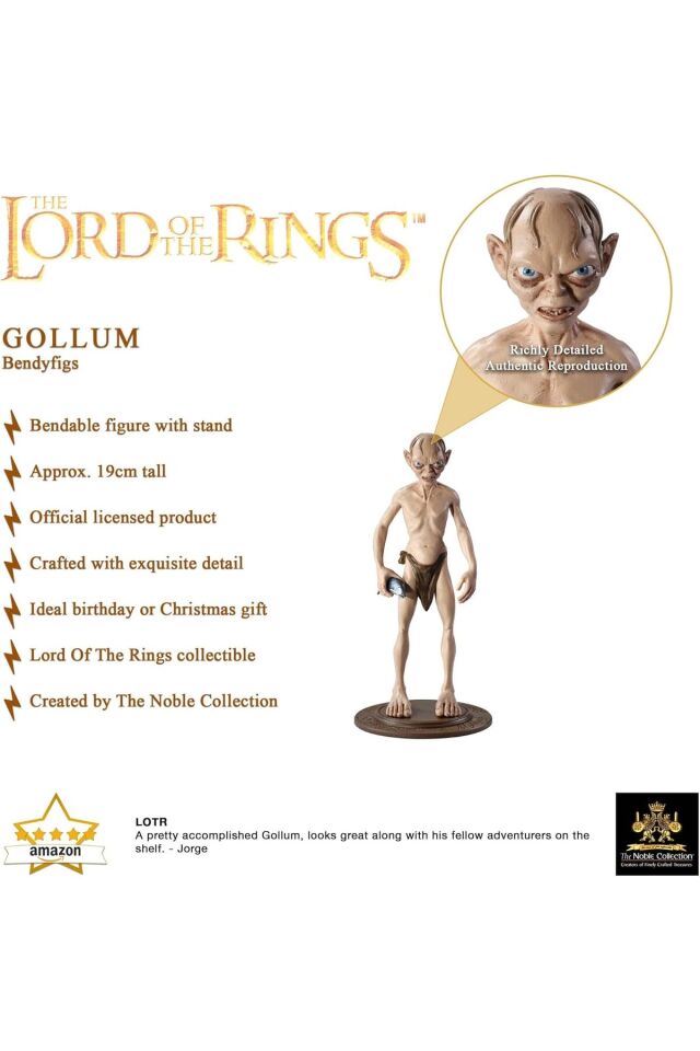 The Lord of The Rings Gollum Figür ( 19 Cm yükseklik )