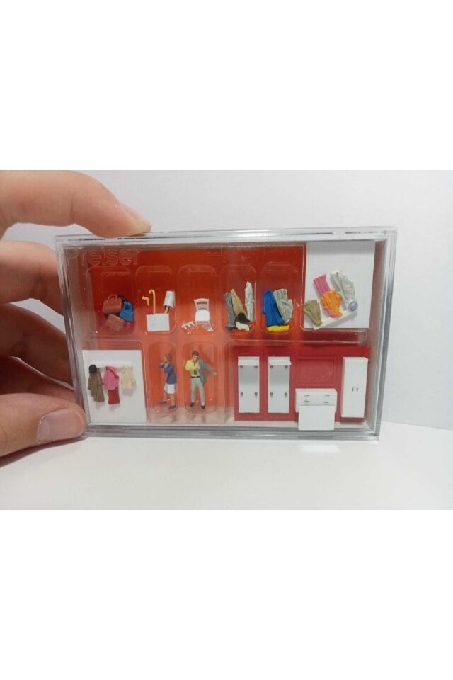 1:87 Ho İnsanlar  ve Eşya Minyatür FigürSeti