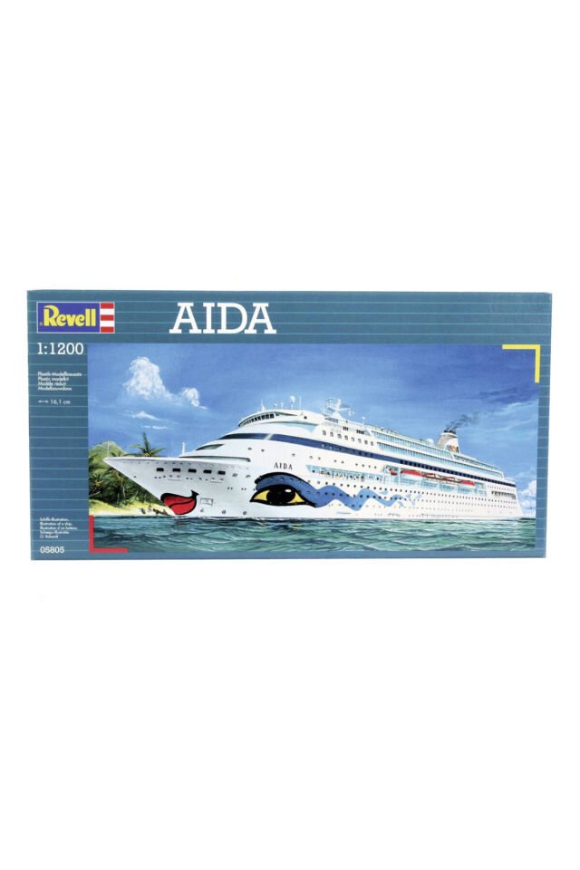 1:1200 Aida Gemi Maketi  ( 16 Cm Uzunluk)