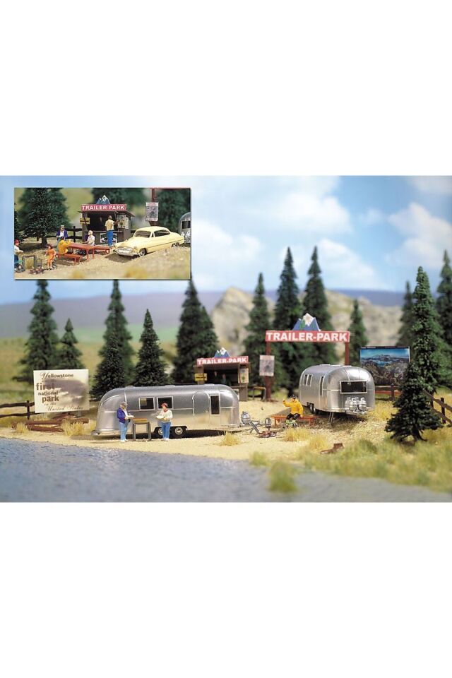 1:87 Ho Trailer-park Minyatür Maket