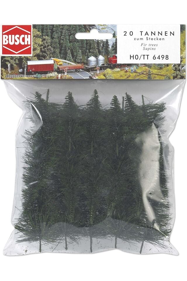 1:87 Ho Orman Ağaçları Maket 20 Adet Köknar ağacı