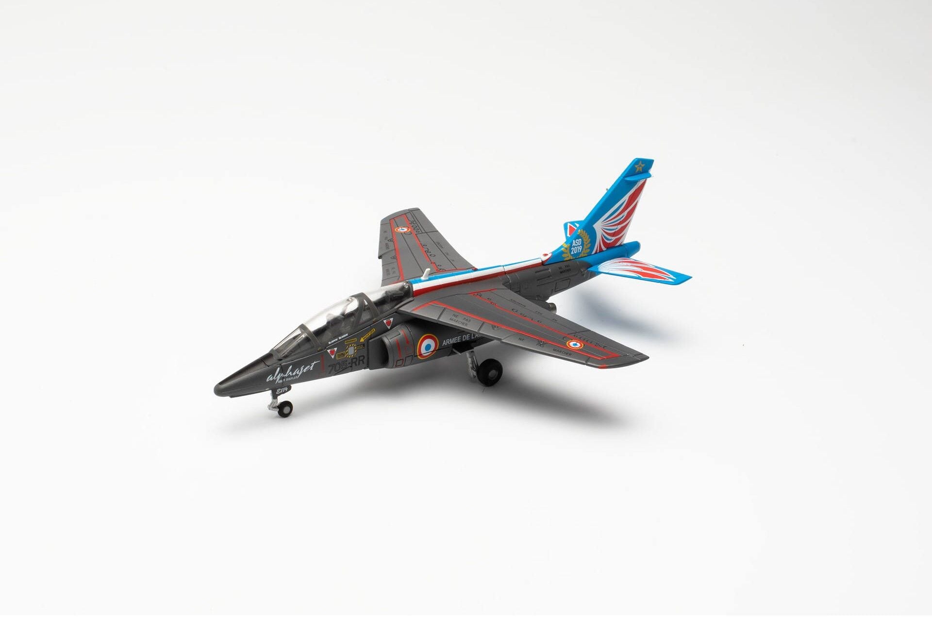 1:72 Ölçek Herpa Fransız Hava Kuvvetleri Alpha Jet E–Solo Gösteri uçağı LİMİTED EDİTİON