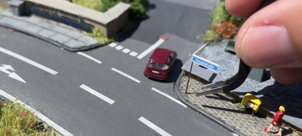 Diorama  Trafik Altyapı Yol Zeminleri.